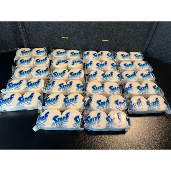 SURF Tablets Original Power Fresh Laundry Detergent‎ Box Prop Soap VTG 2001 - Picture 7 of 7